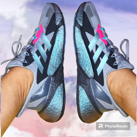 Adidas Boys X9000L4 Gray Reflective Running Shoes Sneakers Sz 6½ B or 8 Woman's - Picture 5 of 16